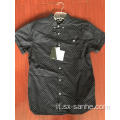 Camicia da uomo stampata in cotone 100%